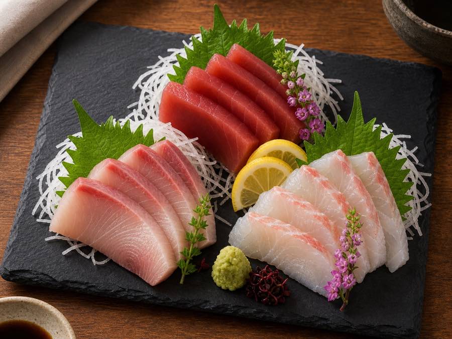 本日のお造り盛り