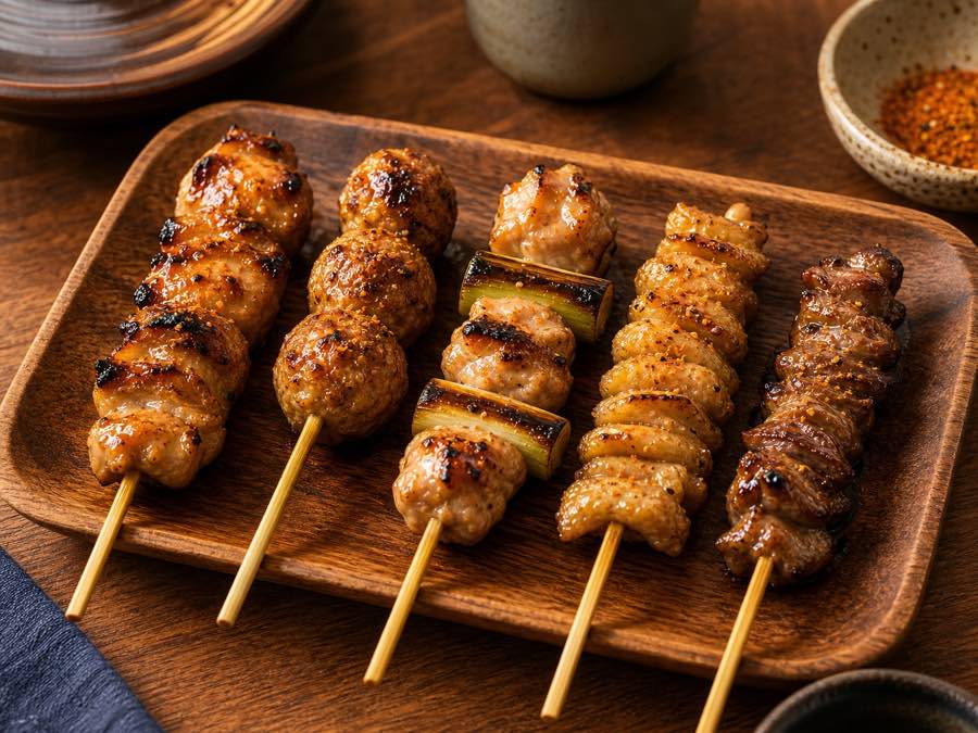 炭火焼鳥盛り合わせ